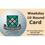 Weekday - 10 Round SMART Card - $550